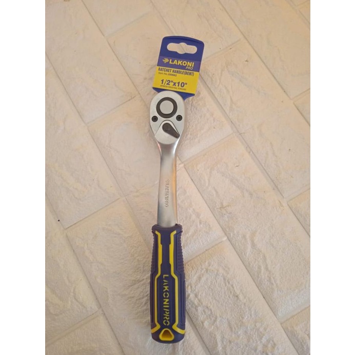 LAKONI PRO GAGANG SOCK HANDLE RACHET 1/2" X 10" INCH RATCHET SHOCK SOK