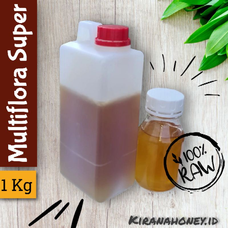 

MADU ASLI MURNI MULTIFLORA SUPER PREMIUM 100% Alami Pure Natural Raw Honey