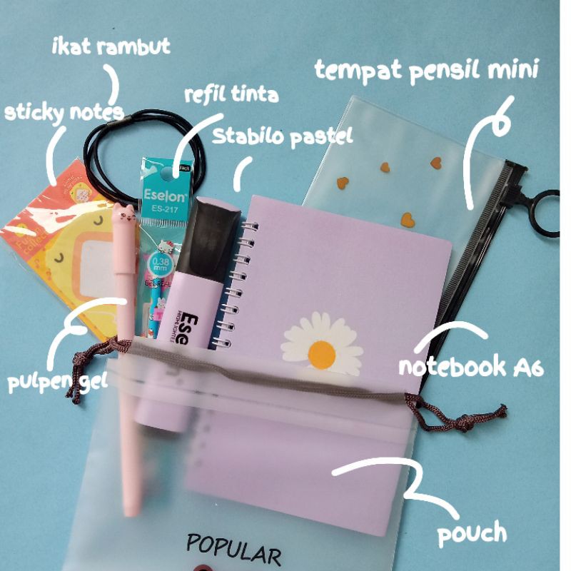 

serbagemes88 - (PART 1) PAKET ALAT TULIS 8IN1 / STATIONERY SET FANCY / ALAT TULIS SET / STATIONERY SET
