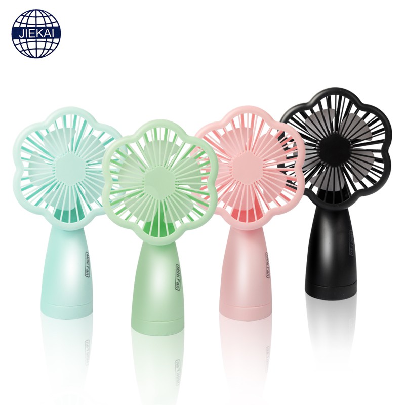 Kipas angin Mini Portable Motif Bunga / mini fan recharger