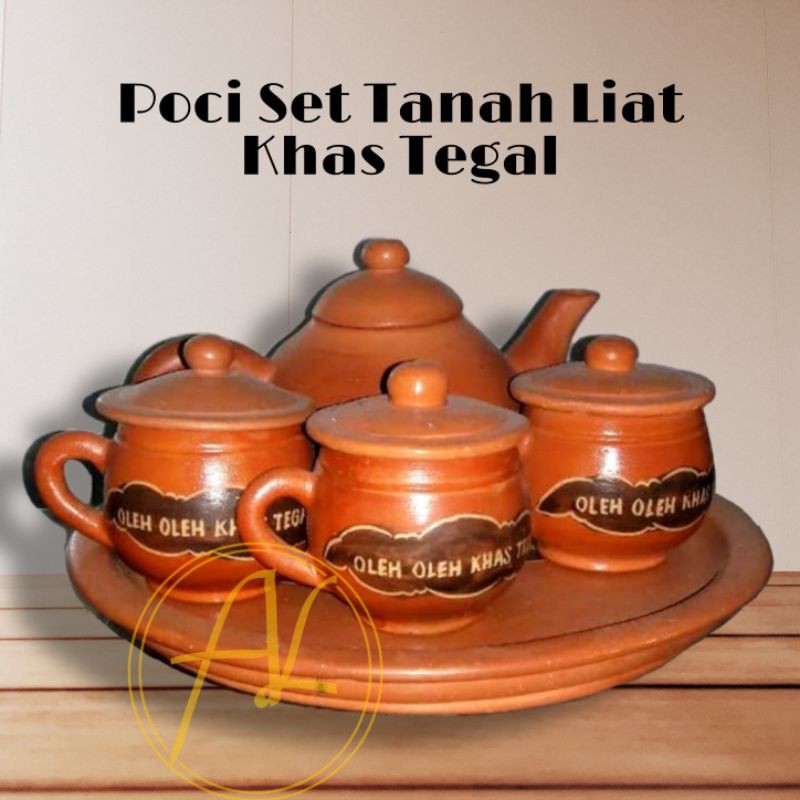 poci set tanah liat