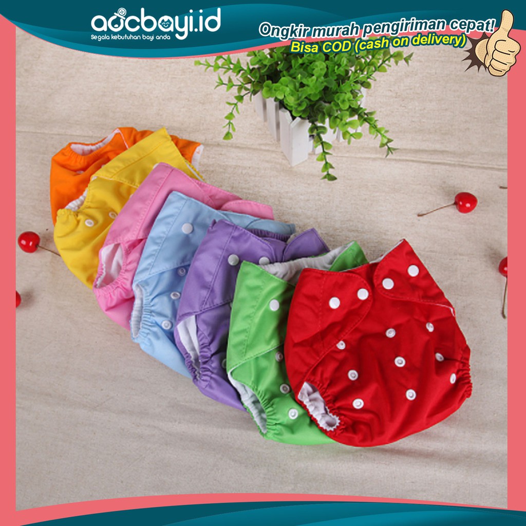 ☀ACCBAYI☀ PPB0002 POPOK BAYI KAIN BERKANCING CLOTH DIAPER CLODI BAYI DAPAT DICUCI &amp; DIPAKAI BERULANG