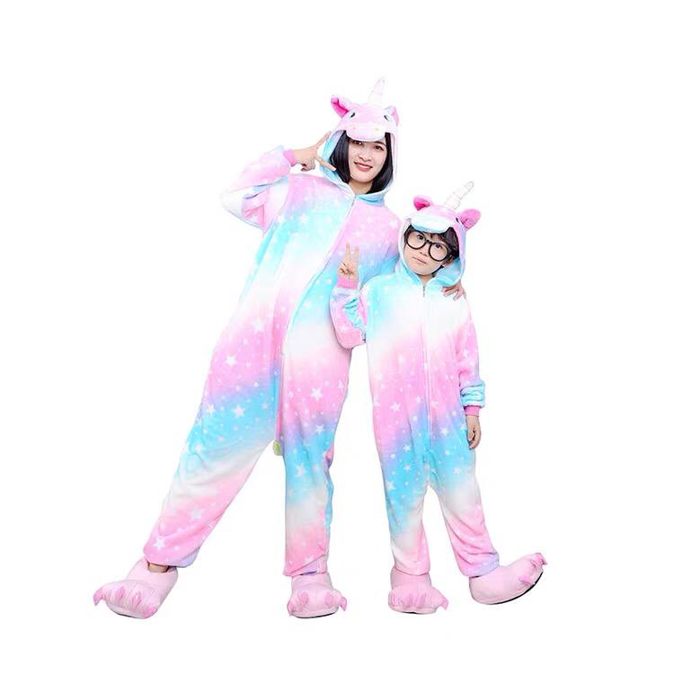 KOSTUM ONESIE BAJU UNICORN COSMIC KUDA PONY PIYAMA IMPOR