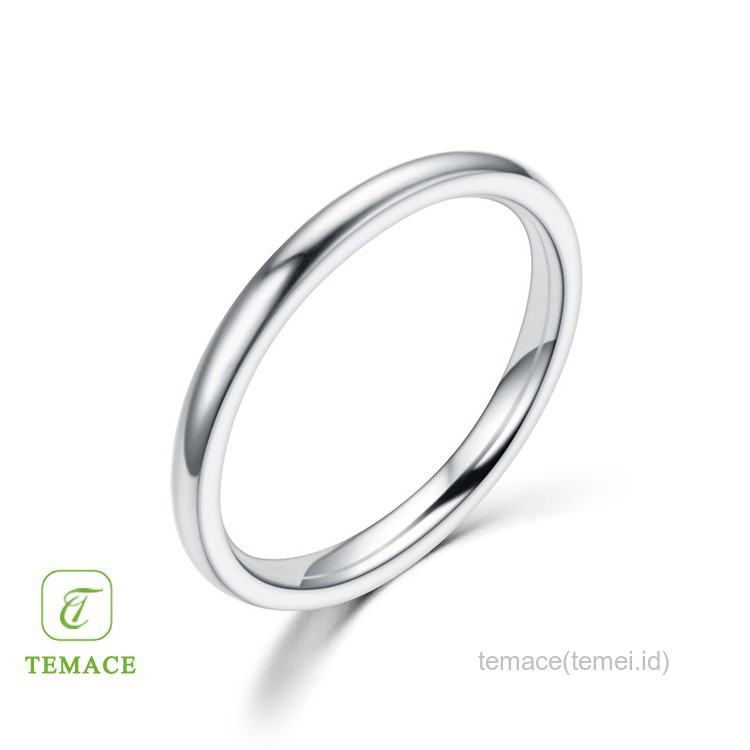 Cincin Wanita Bahan S925 Silver Gold Sparkling Titanium Steel Untuk Pernikahan