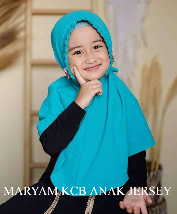 Bergo maryam lipit kids/Bergo maryam lipit anak /hijab anak usia 1-4 thn