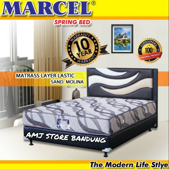 Promo kasur springbed full set No 3 No 2 Ukuran.120/160 murah New marcel LAYER LASTIC TER BARU