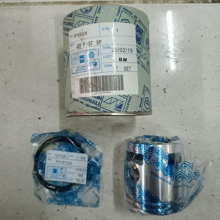 Promo Piston Seher Vespa PX 8 M Ring Tebal Sparepart Aksesoris Vespa perkak Diskon