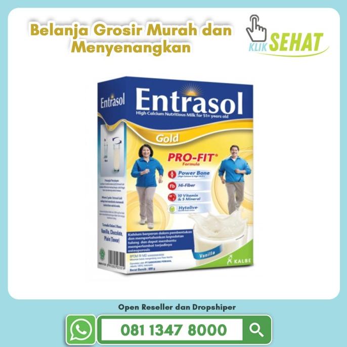 

[COD] Entrasol Gold Vanila 600 gram / Susu Lansia / Entrasol [COD]