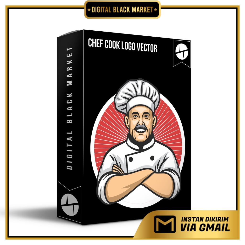 Chef Cook Logo Vector - Coreldraw