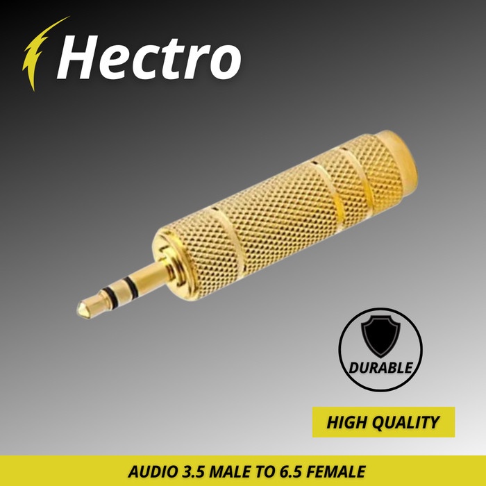 HECTRO KONEKTOR AUDIO 3.5 MALE TO 6.5 FEMALE / CONNECTOR AUDIO