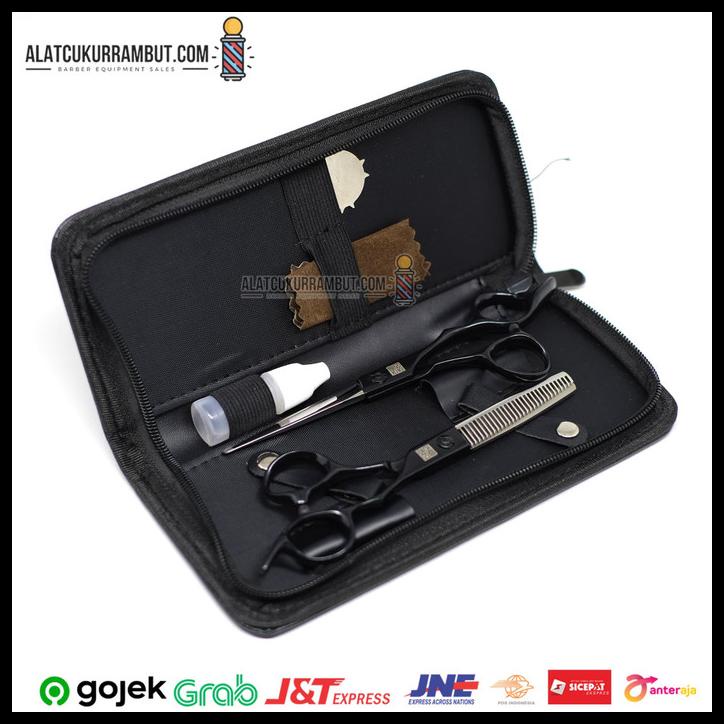 Coarcella - Gunting Potong Rambut Gunting Sasak Rambut Set Koryu Nikko Gy 500