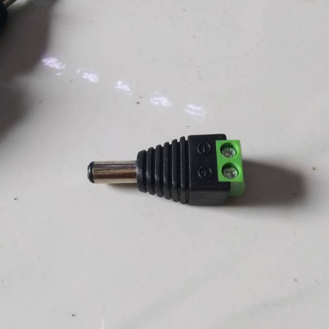 jack dc male ke adaptor