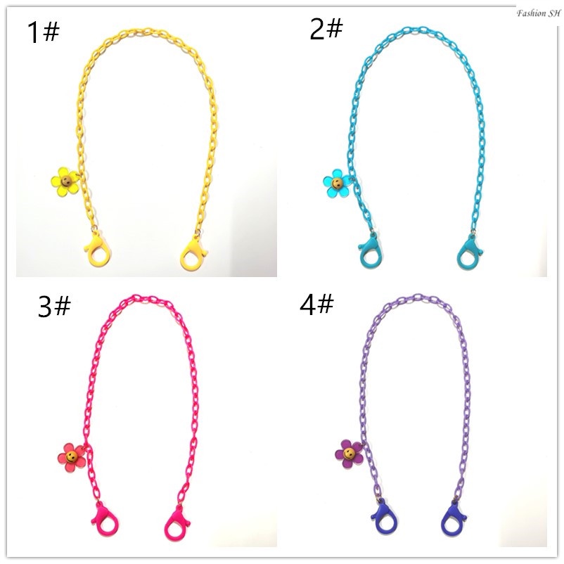 Fashion flower pendant mask chain mask anti-lost lanyard