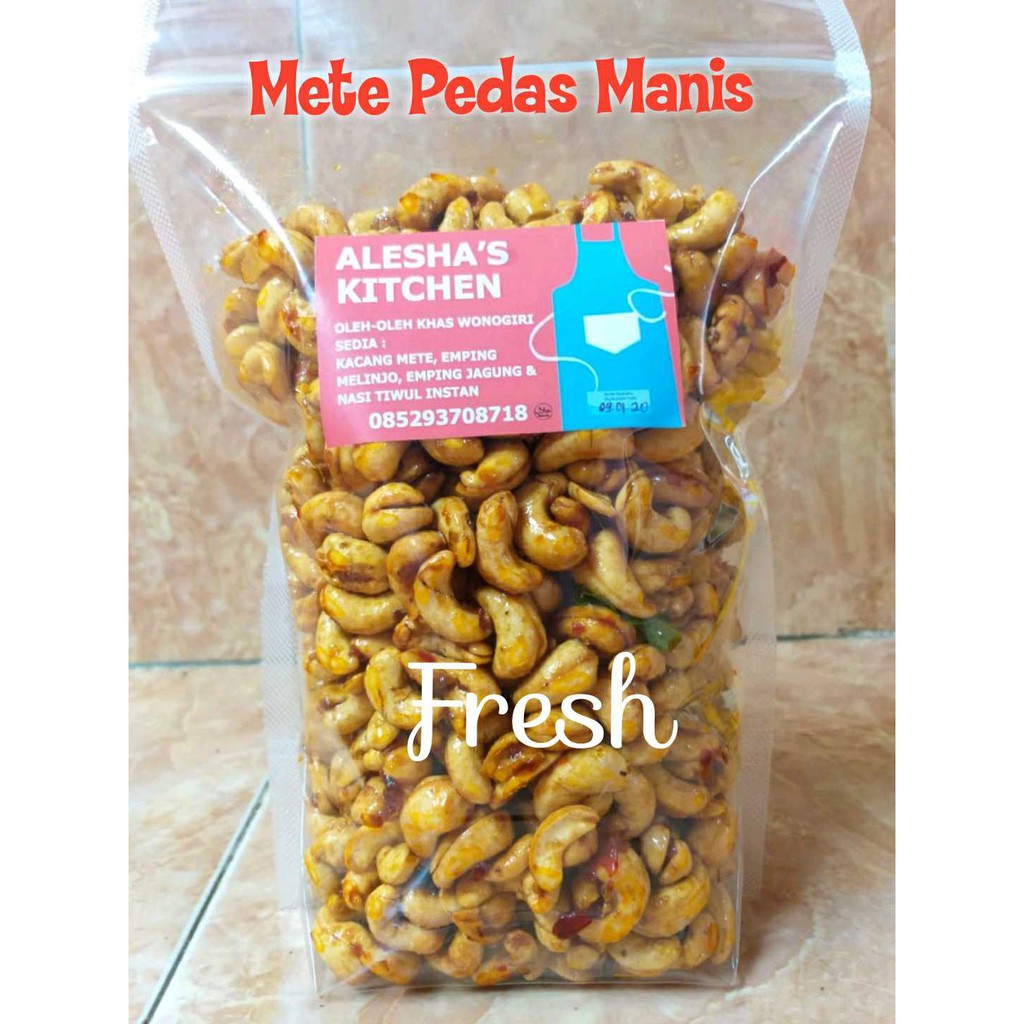 1Kg Kacang mete/mede/mente Rasa PEDAS MANIS