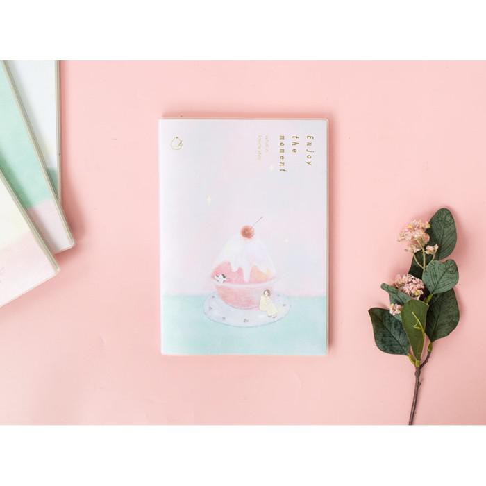 

Enjoy The Moment Thick Ruled Notebook B5 / Buku Tulis B5 / Buku Catat - Cherry