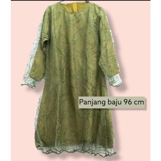baju pesta  renda preelove