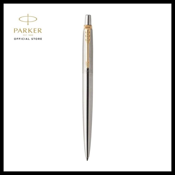 

PARKER JOTTER STAINLESS STEEL GOLD TRIM BALLPOINT KODE 946