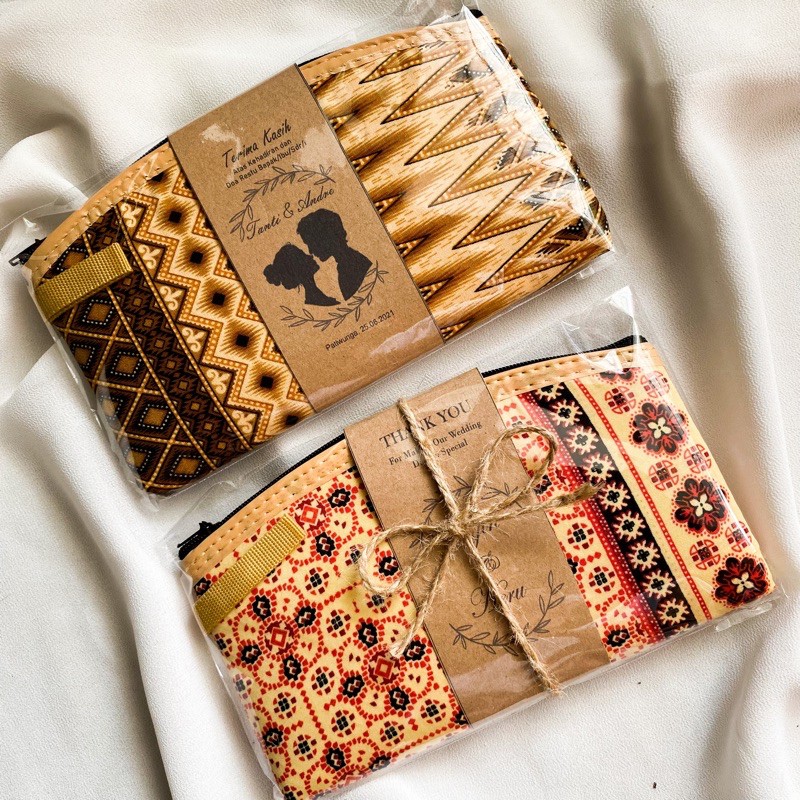READY SOUVENIR PERNIKAHAN/KHITNANAN/AQIQAH/ POUCH DOMPET BATIK KHAS JOGJA