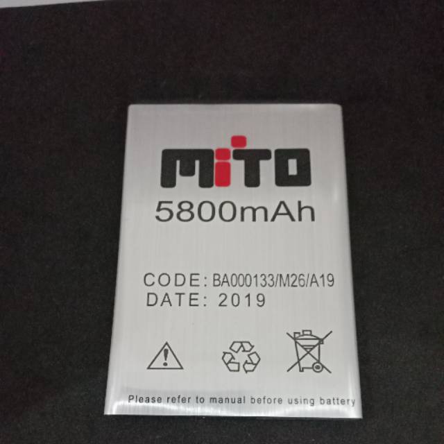 Batre bt Mito A19 M26 BA000133 original