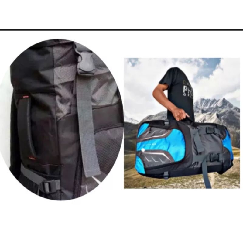 TAS RANSEL CARRIER GUNUNG ELBRUS 70-75ltr MURAH MERIAH BERKUALITAS BONUS RAINCOVER