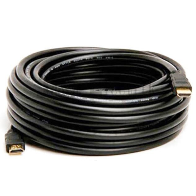 KABEL HDMI To HDMI High Speed High Quality Gold 25 METER-Hitam