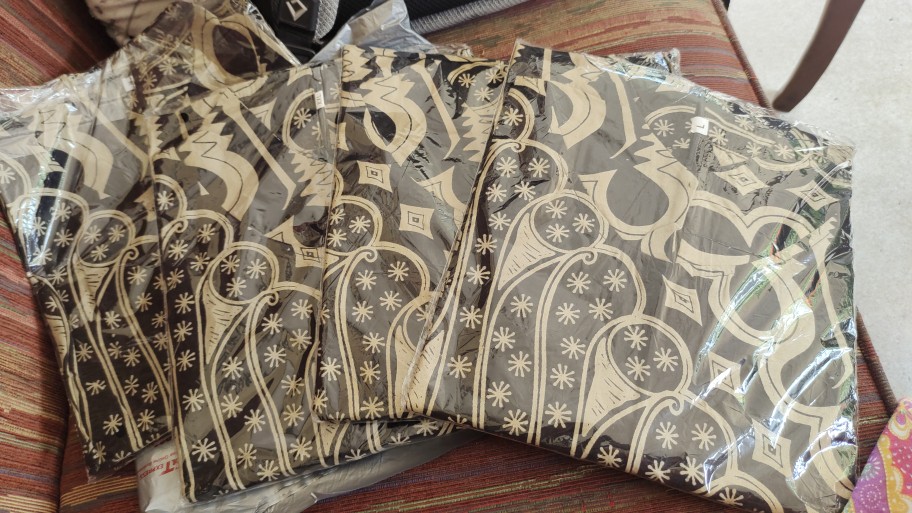 M L Xl Xxl Jumbo Tunik Batik Kimono Atasan Wanita Batik Modern Batik Murah Ready Seragam Baju Batik