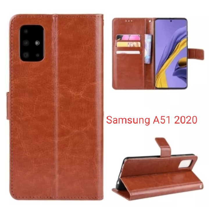 Flip Cover Wallet Samsung Galaxy A51 / A31 2020 - A51 / A31 New Leather Flip Wallet Case Casing Domp