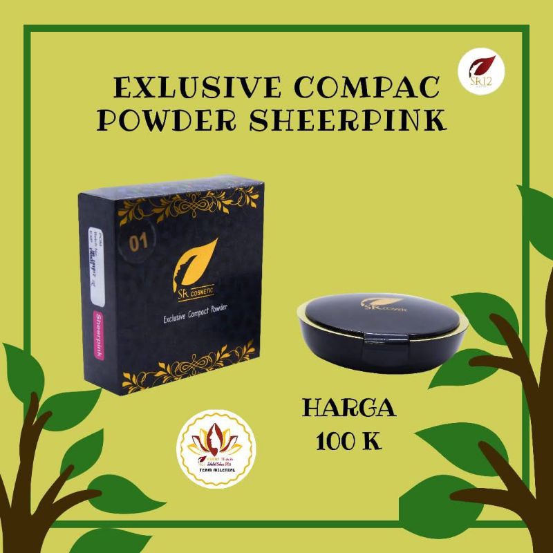 BEDAK SR12 NATURAL - SHEERPINK - BEDAK SR12 ANTI AIR- BEDAK PADAT SR12