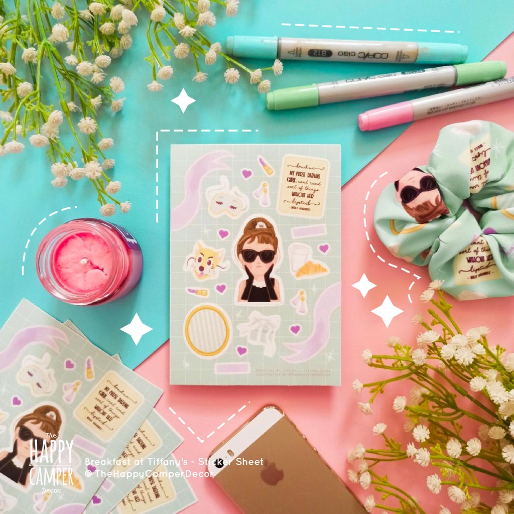 

Breakfast at Tifanny's - sticker sheet / stiker lembaran