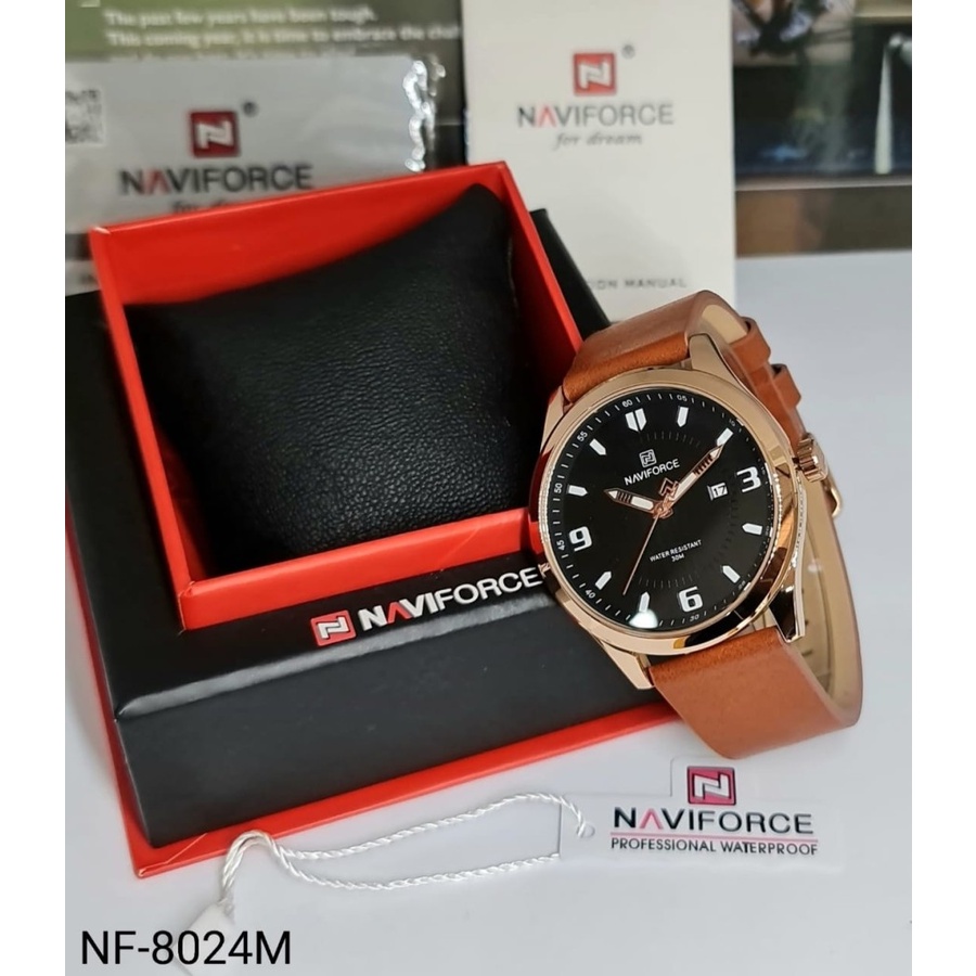 JAM TANGAN PRIA NAVIFORCE NF8024M NF8024 NF 8024 ORIGINAL