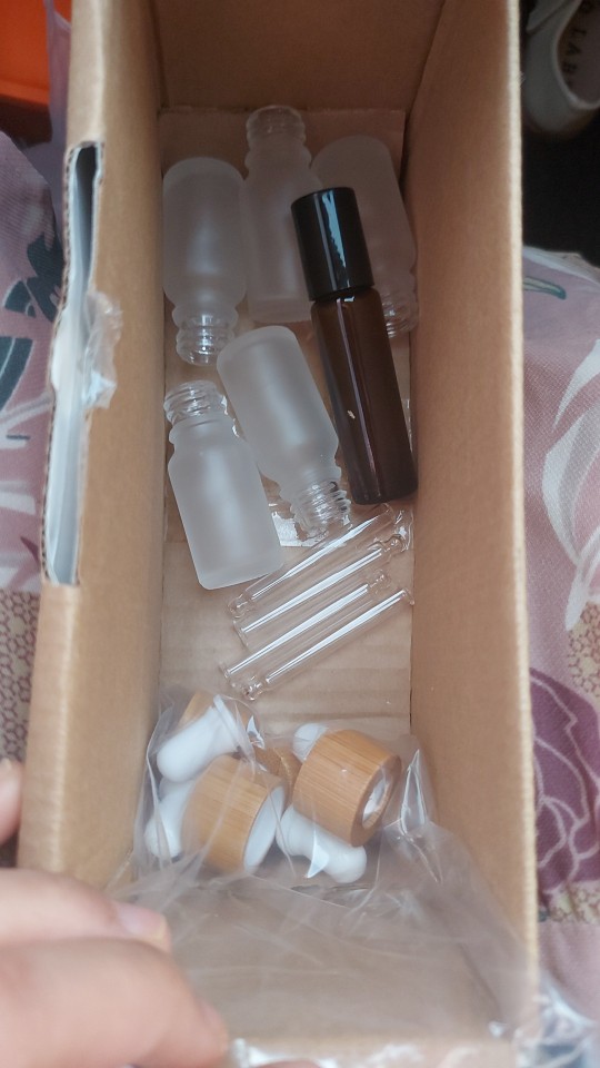 Botol Serum 10ml Botol Kosmetik Kecantikan Kaca Buram Doff Frosted Dof Frozen Dop 10 Ml Pipet Kaca