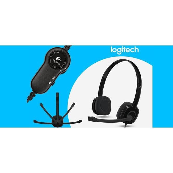 Headset Stereo Logitech H151 Original