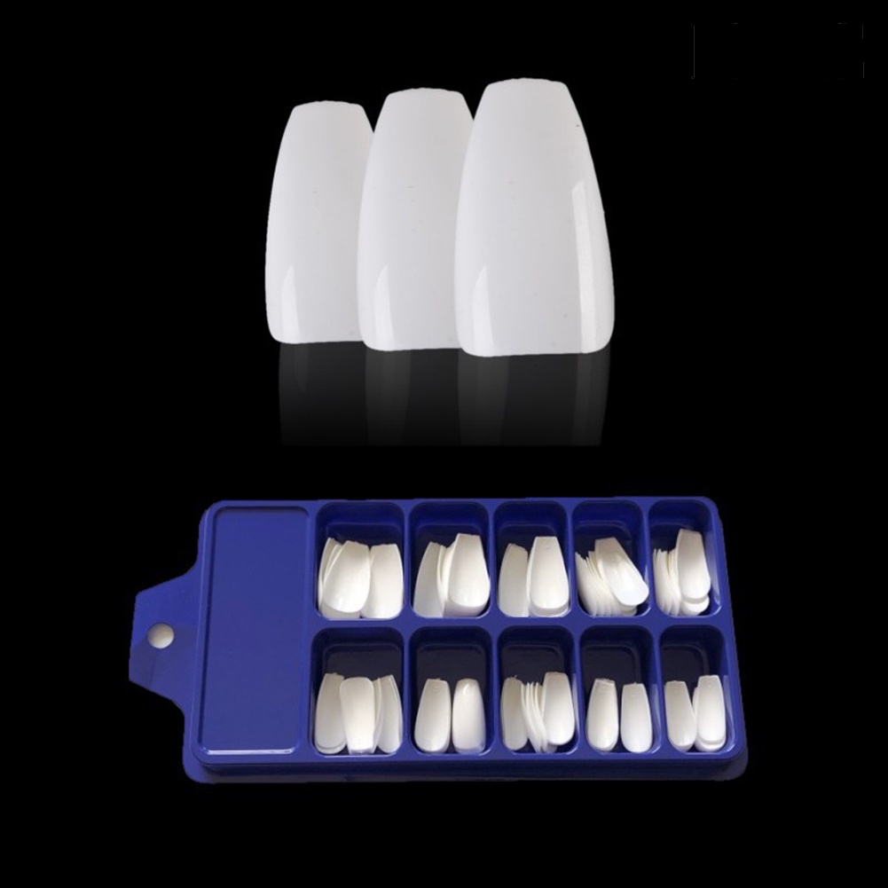 Providence 100Pcs Full Stickers Fake Nail Tips Patch Phototherapy Manicure Tool Decoration