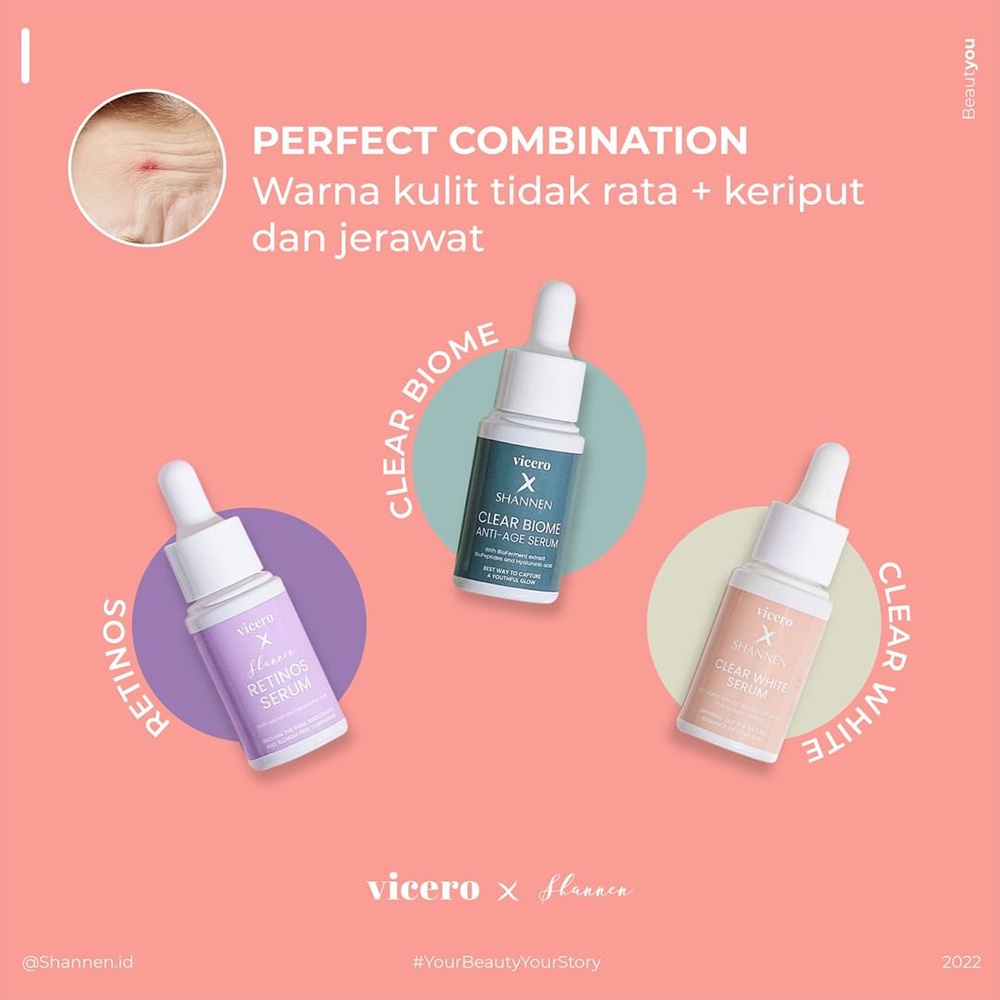 Shannen Vicero Prestigious Serum Kit Paket Skincare