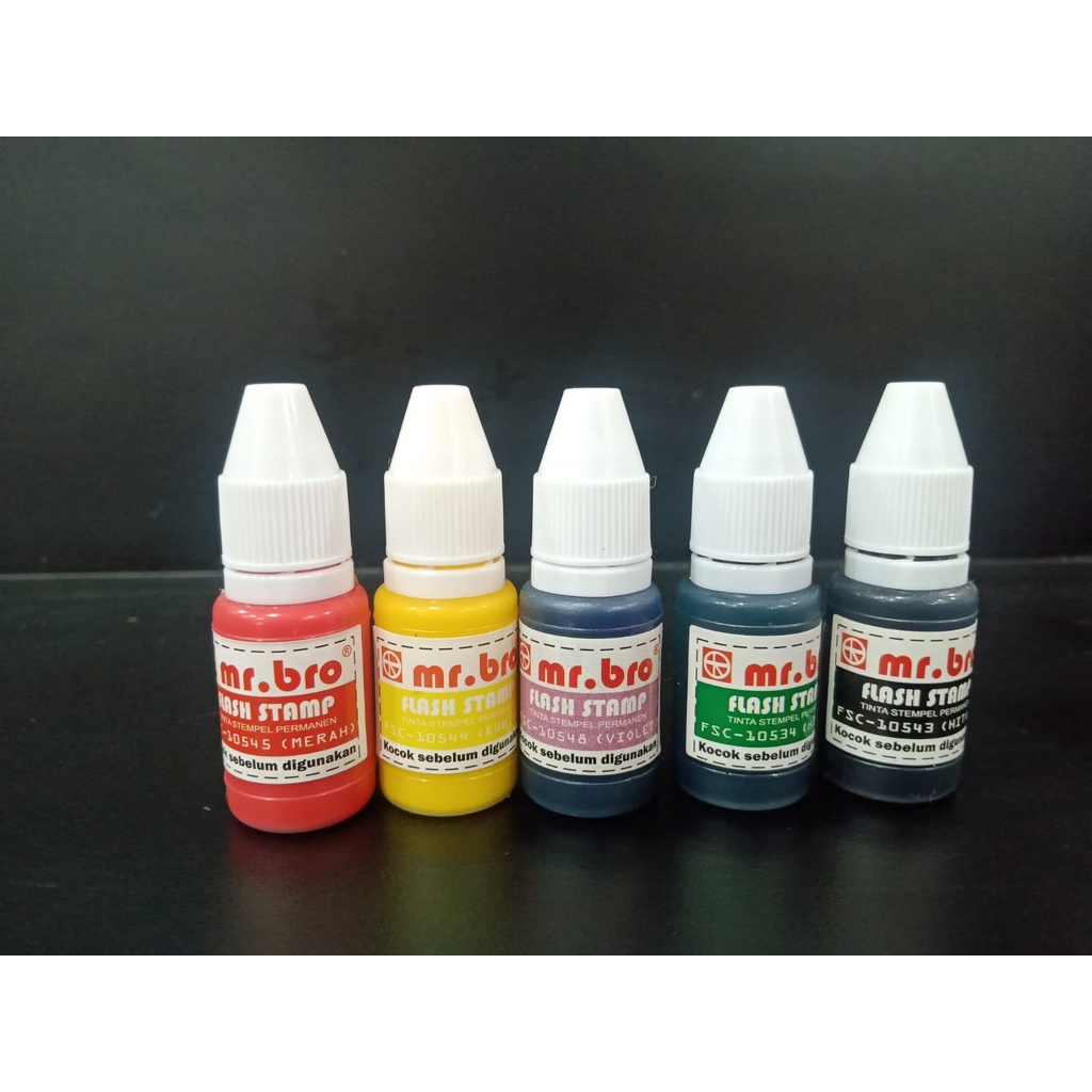 

TINTA STEMPEL MR BRO /TINTA BERKUALITAS