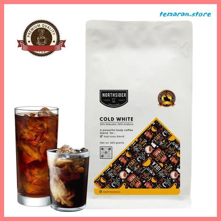 

Kopi- BIJI KOPI SUSU COLD WHITE BLEND - 500GR NORTHSIDER COFFEE - BIJI KOPI -Biji-Kopi.