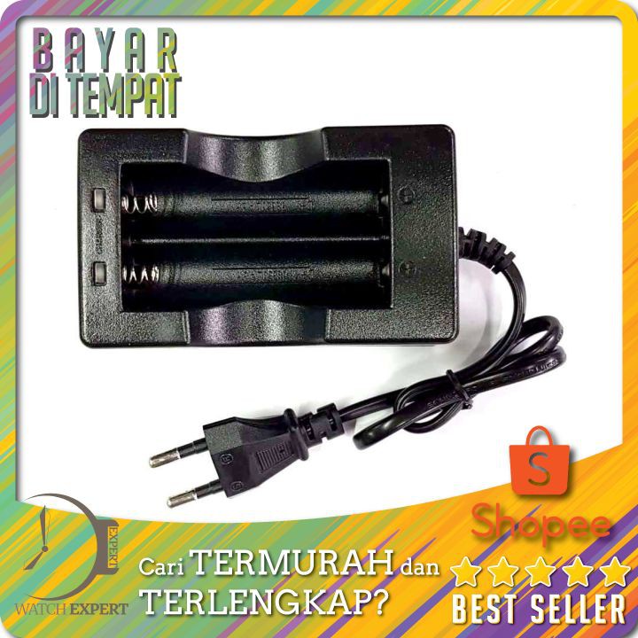 PROMO Charger Baterai Cell Charger 18650 Dual Slot