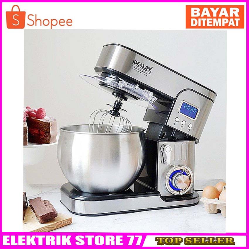 Mixer Stand Mixer Berdiri Multi Speed LCD Timer Idealife IL 221S