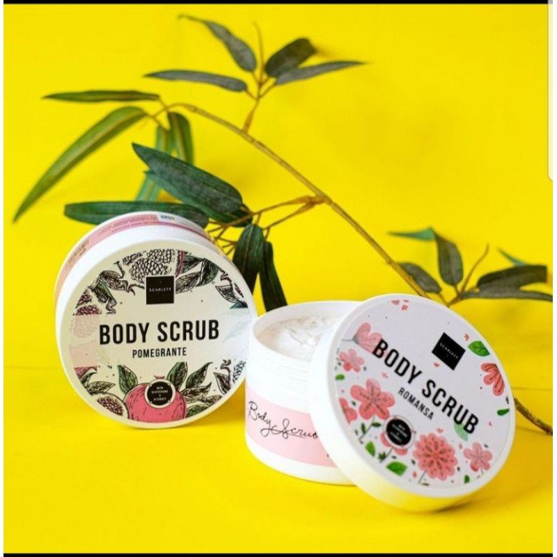 Body Scrub SCARLET LULUR  Romansa Original Bpom