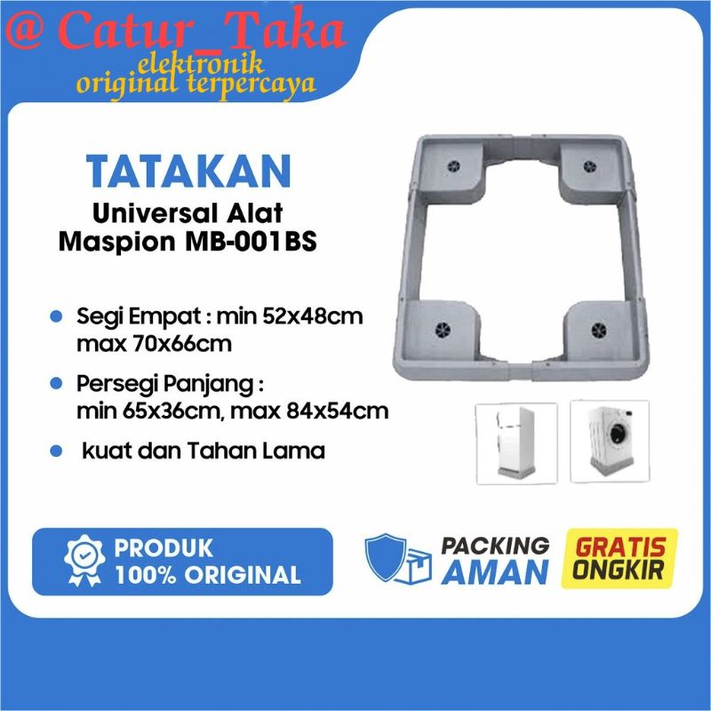 Tatakan Lemari ES / Tatakan Kulkas / Tatakan mesin cuci / Tatakan freezer box  Universal Maspion MB-