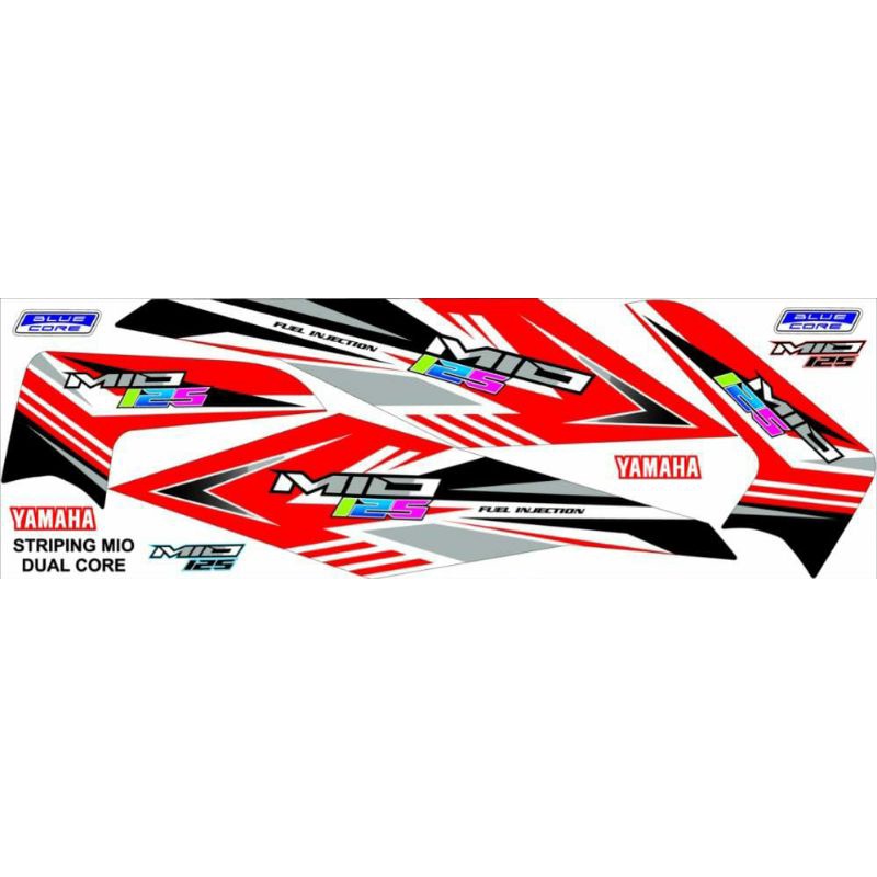 Striping Variasi Mio Z / Mio M3 - Mio 125 Stiker Sticker Skotlet Motor / List Body Variasi Motor