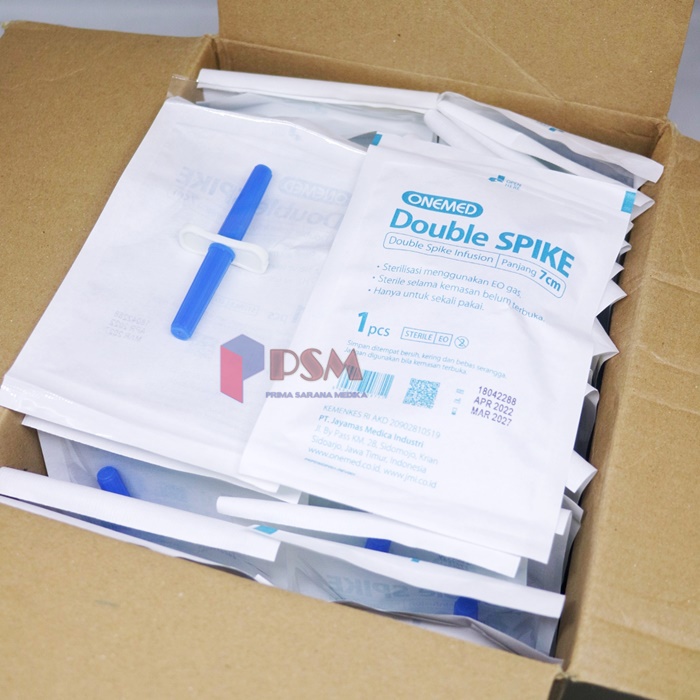 OneMed Double Spike Infusion Set /Transofix Penusuk Botol Cairan Infus