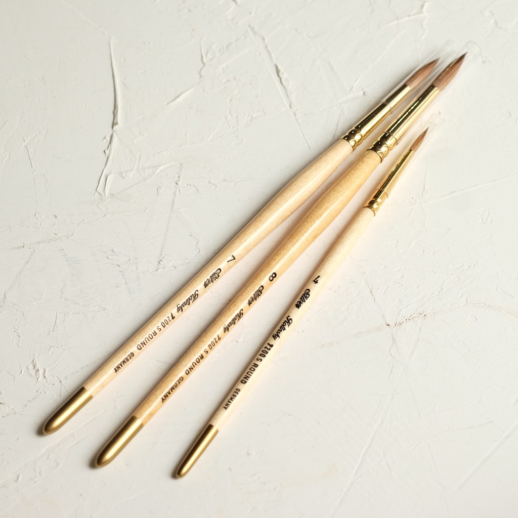 

Silver Kolinsky Brush 7200s (Red Sable)