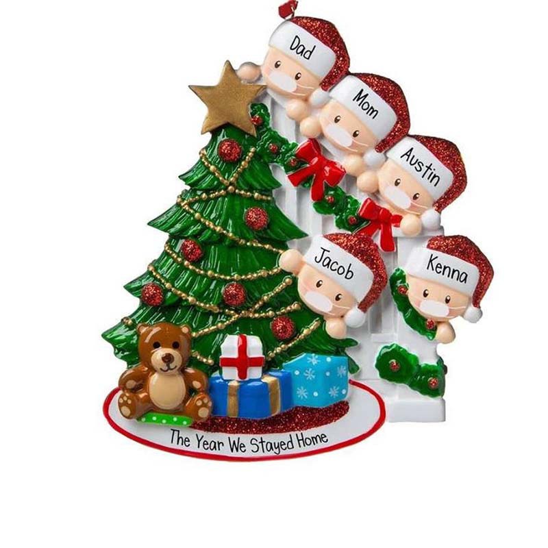 Ornamen Desain Santa Claus Untuk Dekorasi Pohon Natal