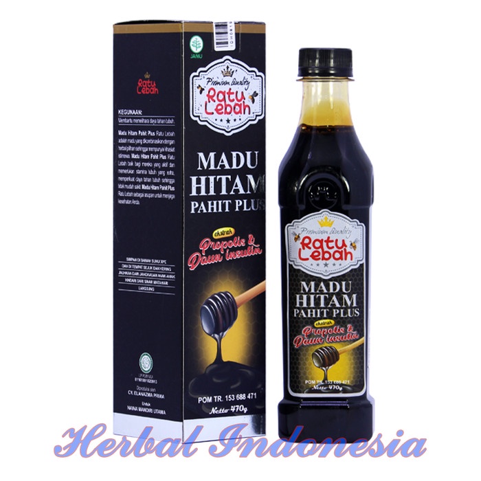 MADU HITAM PAHIT PLUS PROPOLIS RATU LEBAH BERKHASIAT