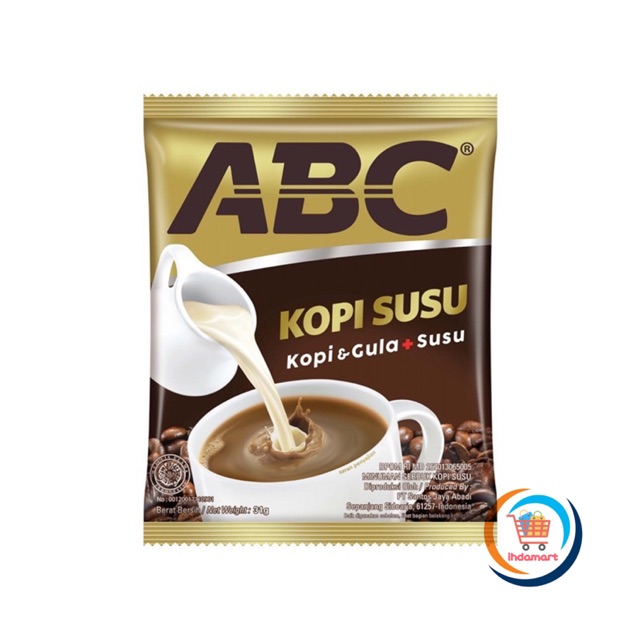 Kopi ABC Susu 31 gr isi 10 pcs