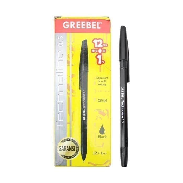 Pulpen Greebel / Bolpoin Aneka Warna Greebel