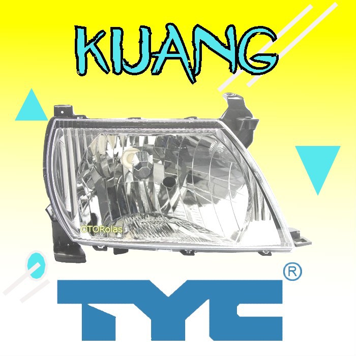 LAMPU DEPAN BESAR KIJANG KAPSUL EFI KRISTA LGX 2004 2003 03 02 04 2002 HEAD LAMP UTAMA TYC