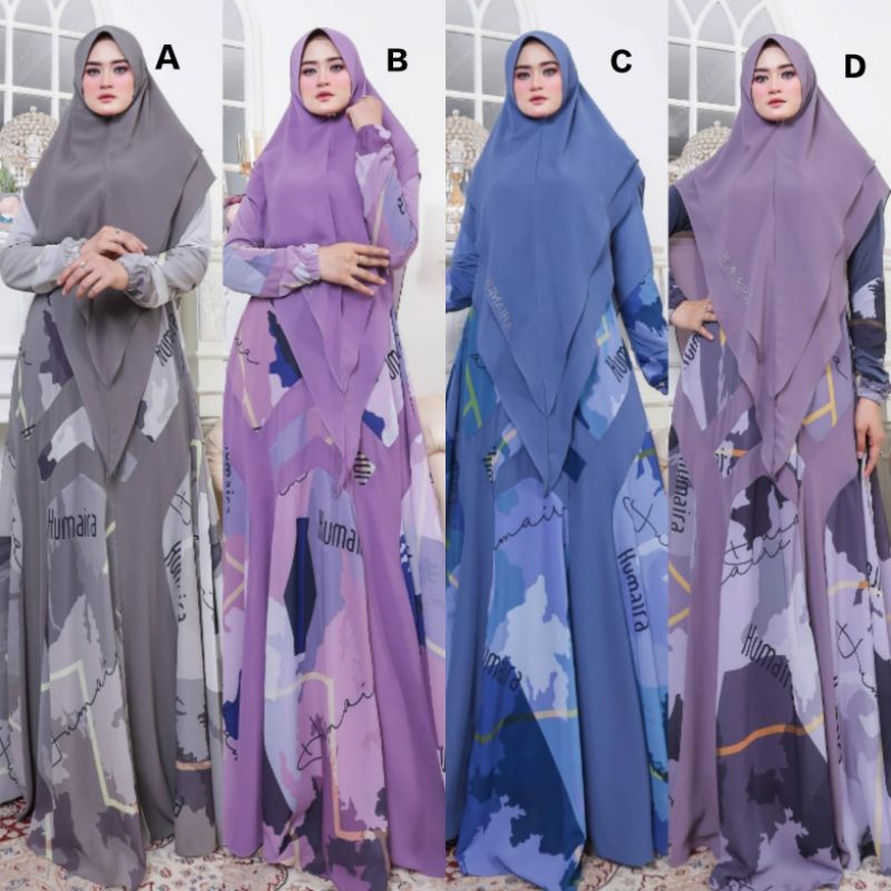 SANDRIA SERIES BY HUMAIRA GAMIS SYARI TERBARU BAJU SYARI ORIGINAL SET SYARI GAMIS SYARI PREMIUM