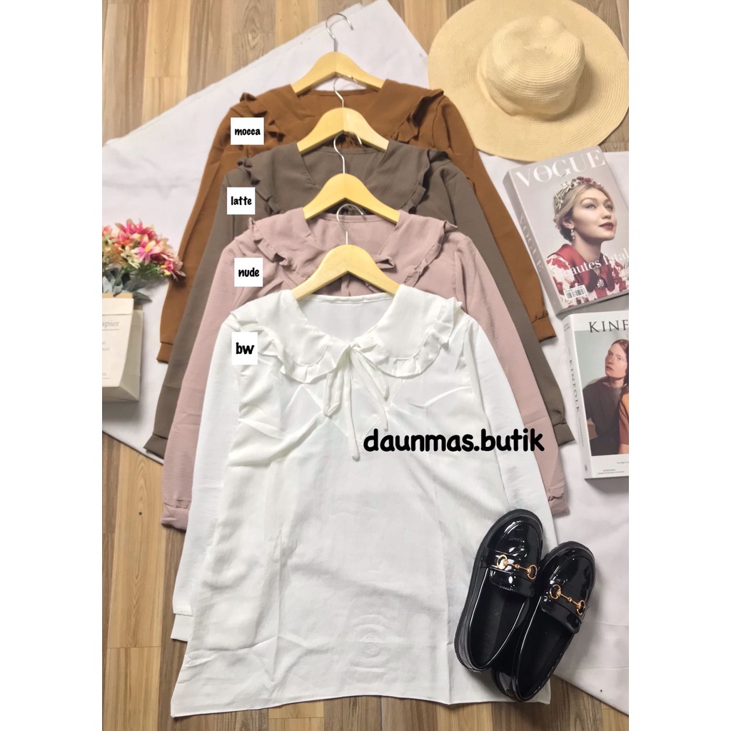 1KG MUAT 5PCS | LAVITA BLOUSE AIRFLOW HIGH QUALITY HITS OOTD ALA SELEBGRAM FASHION GROSIR WANITA TERMURAH